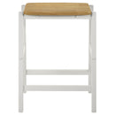 Cowichan - Backless Counter Stool (Set of 2) - White