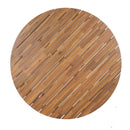5-Piece Outdoor Acacia Wood Round Dining Set by HouseOfZazla