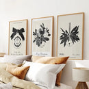 Vintage Rustic Christmas 3 Piece Wall Art Set by Wall Art Set