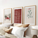Winter Holiday Landscape Set Of 3 Wall Art by Wall Art Set