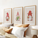 Christmas Gnomes Kids Room Decor Wall Art Set by Wall Art Set