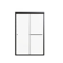 Semi Frameless Double Sliding Shower Door with Tempered Glass by HouseOfZazla
