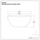 Preston - Coffee Table - Antique Gold by HouseOfZazla