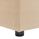 Cleo - Modular Upholstered Deep Seating Patio Armless Loveseat by HouseOfZazla