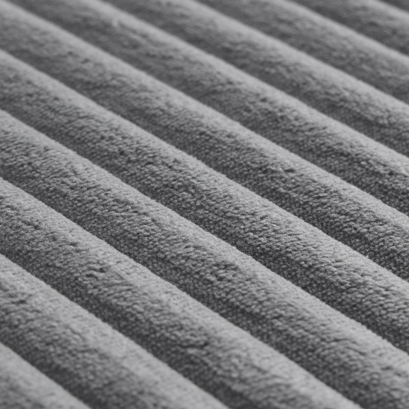 86.6 Inch Corduroy 3-seater sofa With 3 back pillows, 2 toss pillows and two ottoman, Comfy Sofa- Deep Seat Couch for Living Room