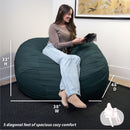 Fuf® 5Ft Foam Bean Bag