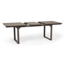 Outdoor Expandable Acacia Wood Dining Table With U-Shaped Leg by HouseOfZazla
