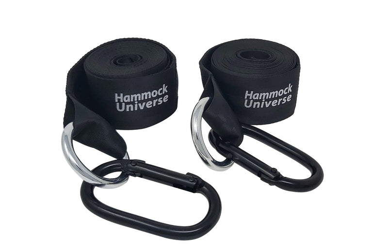 Eco-Friendly Hammock Tree Straps with Heavy Duty Carabiners