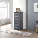 Boston Wood Lingerie Chest Smooth Roller Drawer Glides by Unique Piece Furniture