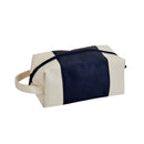 Leatherette/Canvas Navy Travel Kit by creativegiftsdirect