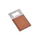 Caramel Leatherette Bottle Opener - 3.5" x 2" by creativegiftsdirect