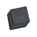Set Of 4 Slate Coasters 4" Square by creativegiftsdirect