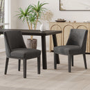 Modern Dining Chair With Durable Fabric Upholstery And Sturdy Wooden Frame (Set of 2) by HouseOfZazla