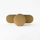 Orbital Knob, Solid Brass Cabinet Knobs