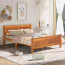 Platform Bed Frame Mattress Foundation Sleigh Bed With Headboard / Footboard / Wood Slat Suppor by HouseOfZazla