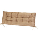 Bench Seat Cushion For Indoor Outdoor Furniture Non Slip Long Chair Cushion with Ties Strap Waterproof Swing Cushion 51.18x19.68IN For Garden Patio Ba