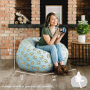 Fuf® 4Ft Foam Bean Bag