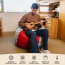 Fuf® 4Ft Foam Bean Bag