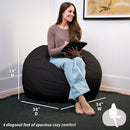 Fuf® 4Ft Foam Bean Bag