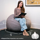 Fuf® 4Ft Foam Bean Bag