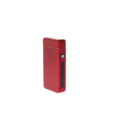 Flameless Flip Top Lighter Red Satin by creativegiftsdirect