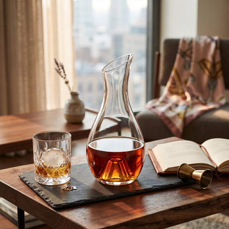 Glass Wine Carafe - 36 oz, installed in a room