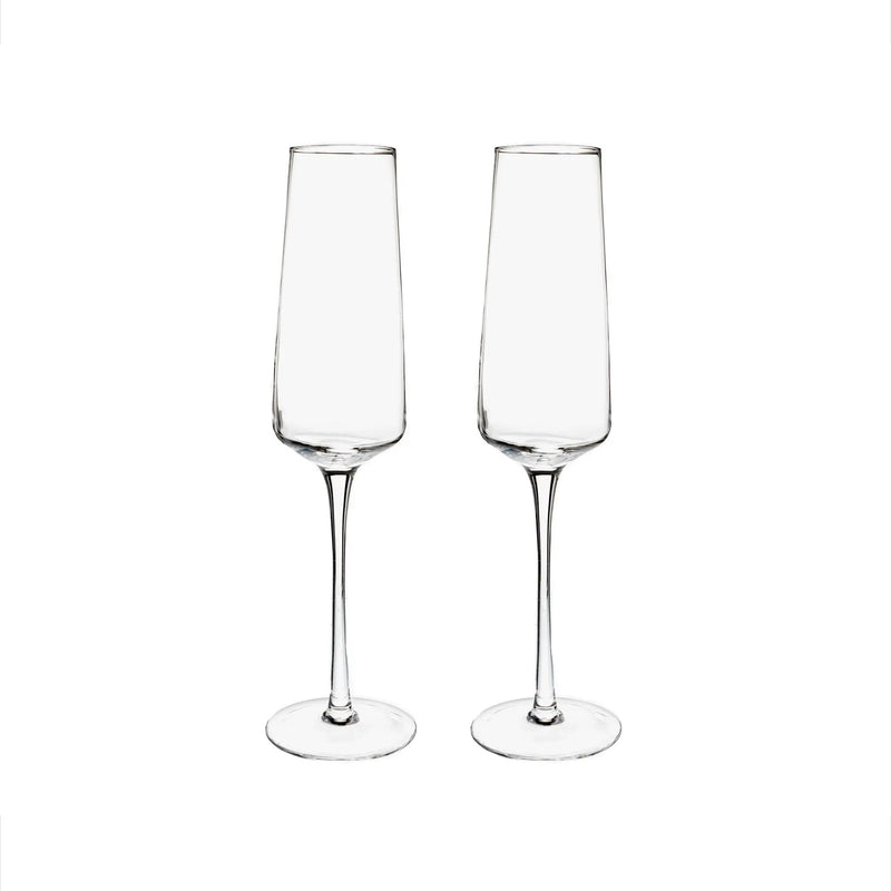 Classic Champagne Flutes Set - 9 oz