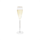Gold-Rim Tapered Champagne Flutes Set - 8 oz by creativegiftsdirect