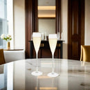 Gold-Rim Tapered Champagne Flutes Set - 8 oz by creativegiftsdirect