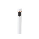 Flameless Cylinder Lighter White 3.25"