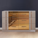 Lorenzo - 6 Drawer Dresser - Gray