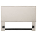 Izzy Upholstered Queen or Full Panel Headboard Sand