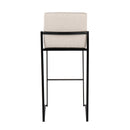 Fuji - Contemporary High Back Barstool Elegant Design by HouseOfZazla