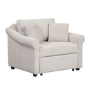Convertible Sleeper Chair With Adjustable Backrest by HouseOfZazla