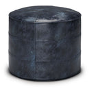 Connor - Handcrafted Round Pouf by HouseOfZazla