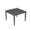 Outdoor Patio Dining Table With Tapered Feet & Umbrella Hole by HouseOfZazla