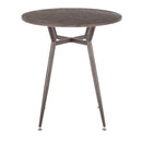 Clara - Industrial Round Dinette Table by HouseOfZazla