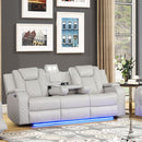 Benz - LED & Power Reclining Sofa by HouseOfZazla