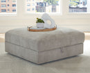 Aslan Court - Ottoman With Storage - Pebble by Unique Piece Furniture