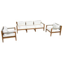 3 Piece Outdoor Sectional Sofa Set
