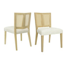 Rattan Dining Chair Without Arms (Set of 2) by HouseOfZazla