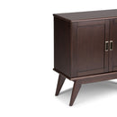 Draper - Low Storage Cabinet - Medium Auburn Brown by Unique Piece Furniture