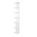 Glam Open Shelving Rack With Mirrored Back For Living Room - Cream / White by HouseOfZazla