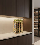 Compact Solid Wood Wine Rack Perfect for Multi Bottle Display in Kitchen, Cellar, and Retail Spaces by Wine Racks