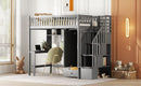 Loft Bed With Bookshelf, Drawers, Desk, And Wardrobe by HouseOfZazla