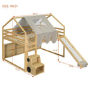 Loft Bed With House Shaped Frame And Tent by Unique Piece Furniture