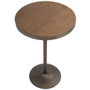 Dakota - Industrial Adjustable Bar / Dinette Table - Antique / Brown by HouseOfZazla