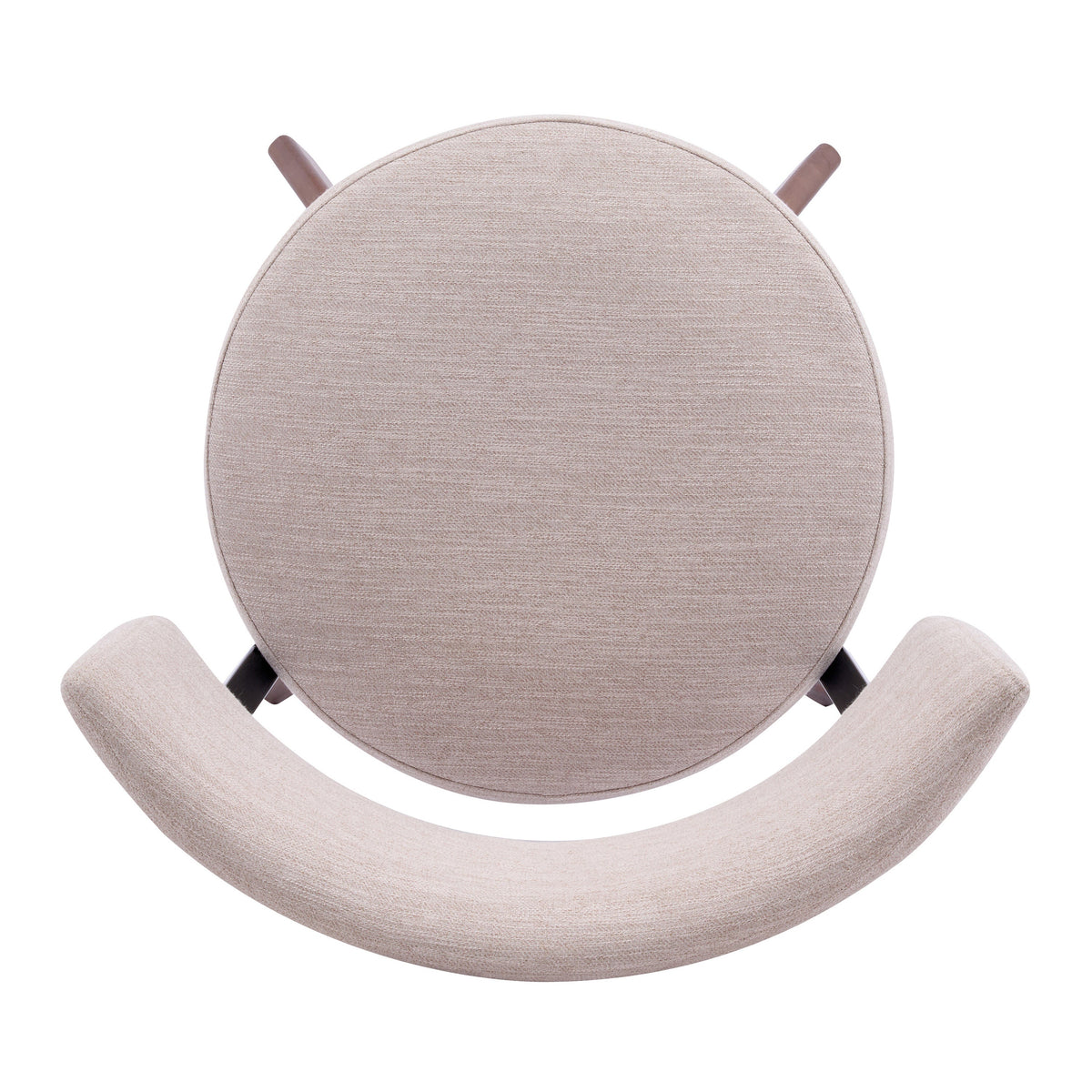 Modern Upholstered Dining Chairs with Curved Back, photo 10 of 10