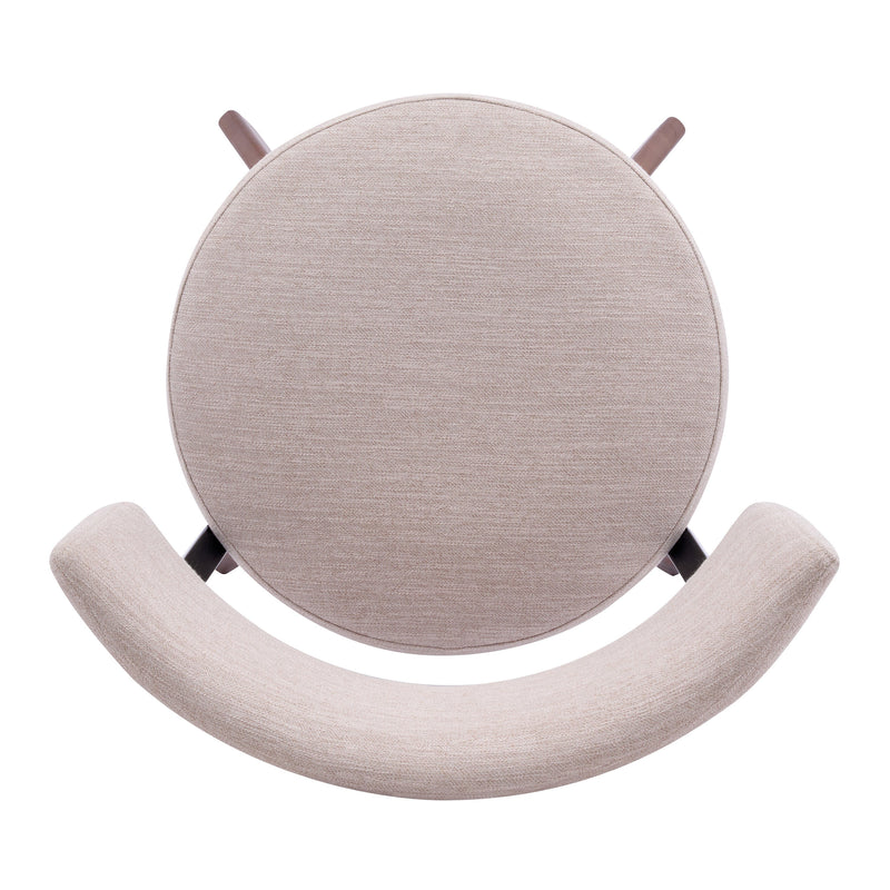 Modern Upholstered Dining Chairs with Curved Back, photo 10 of 10