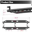 Heavy-Duty Steel Running Boards for Dodge Ram Crew Cab